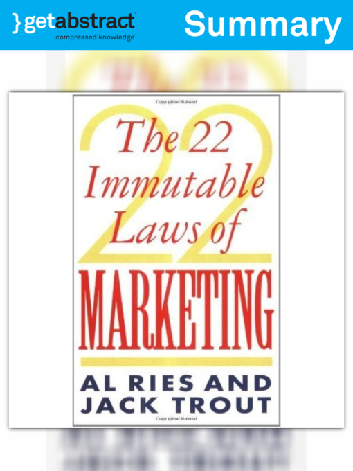 22 immutable laws of marketing library